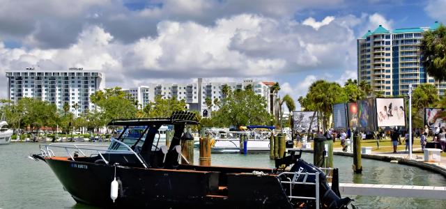 boa on the pier of florida